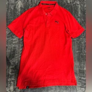 Red Puma Polo Tee
